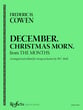 December. Christmas Morn. Orchestra sheet music cover